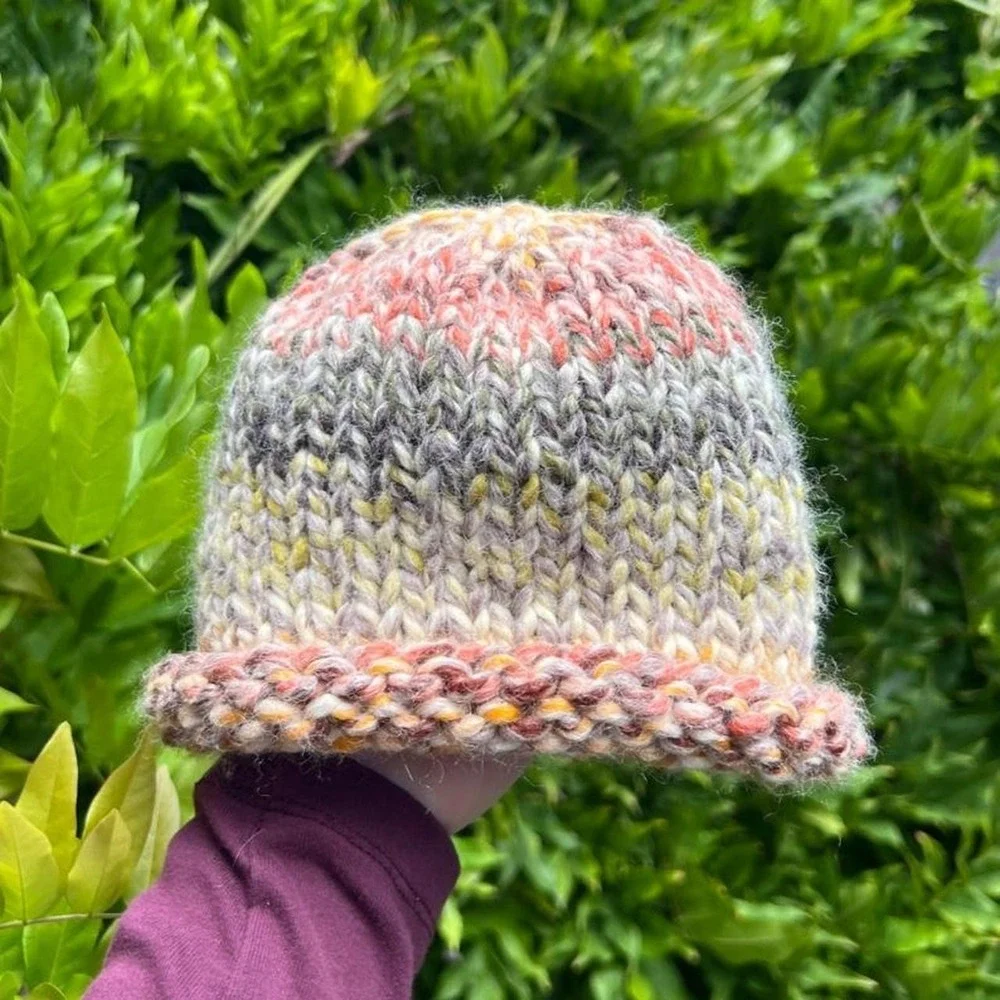 Hand Knit Toddler Beanie